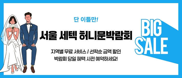 서울 세텍 허니문박람회